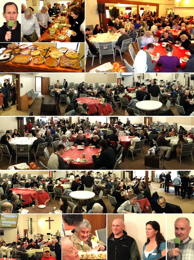 Thanksgiving Potluck Dinner and Congregational Meeting - 11/22/09
( Click the photo collage to enlarge it. )