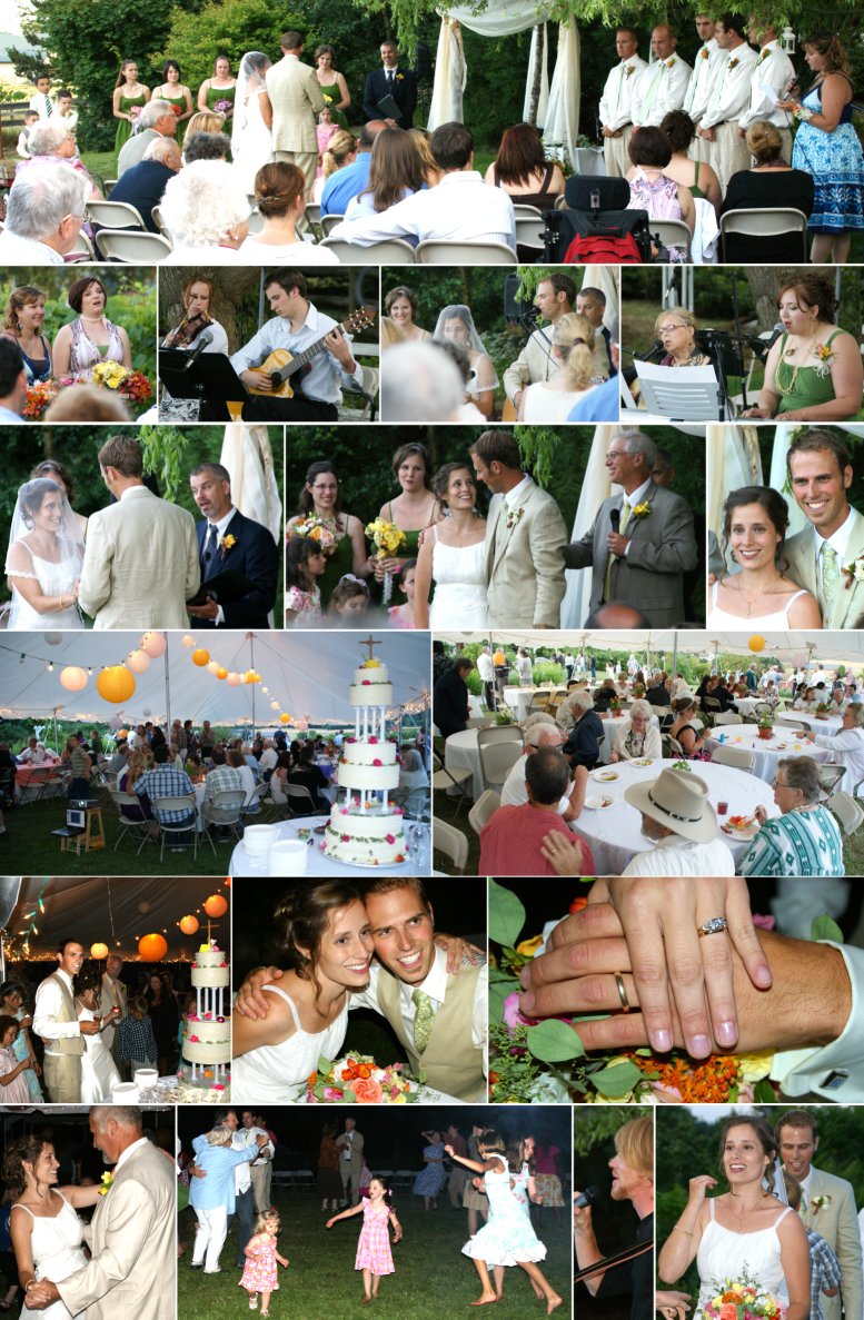 Wedding of Josh and Alicia Wenzek - 7/4/09
( Click the photo collage to enlarge it. )