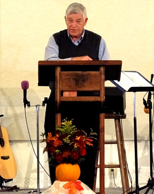 Pastor Dave Stevenson preaching
 "Meet Timothy, Model of an Effective Pastor" - 11/15/09