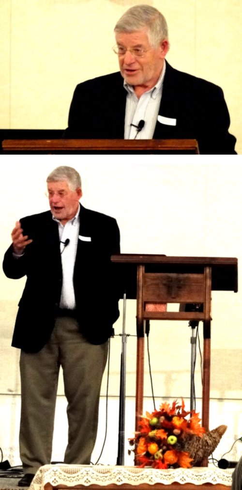 Pastor Dave Stevenson preaching
 "Don't Just Keep the Faith; Give It Away" - 11/22/09