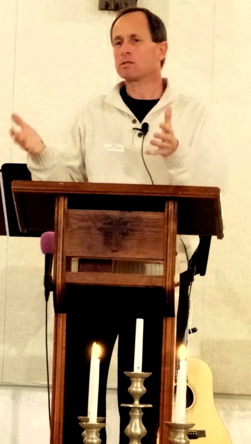 Pastor David preaching
"The First Christmas Greeting" - 12/6/09
