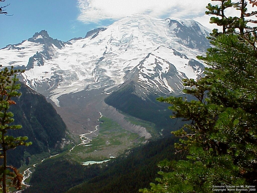 Mt. Rainier Glacier - 1024 x 768