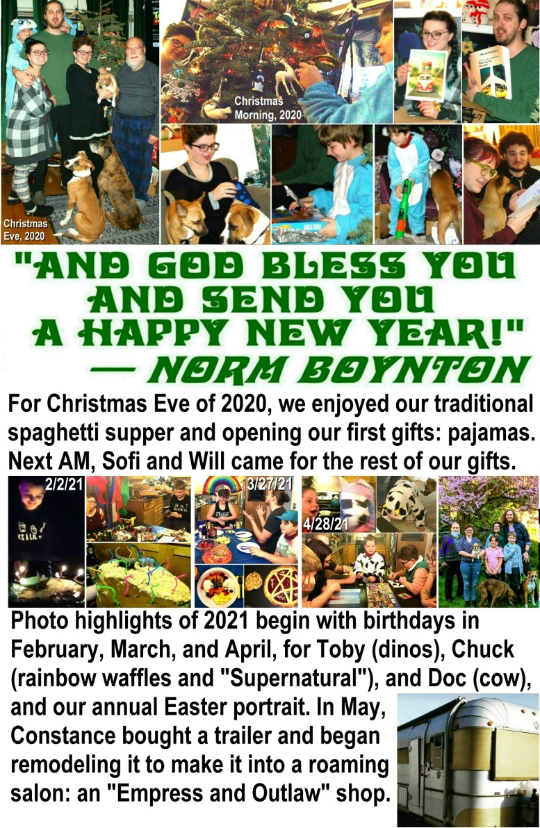 2021 Christmas Card - Inside Right
