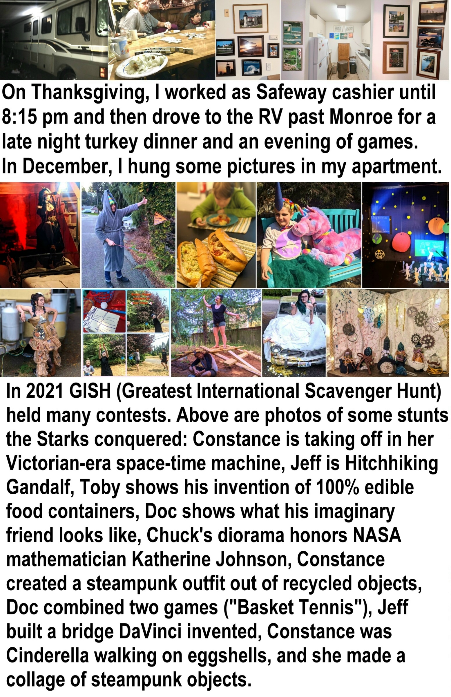 2021 Christmas Card - Back Enlarged