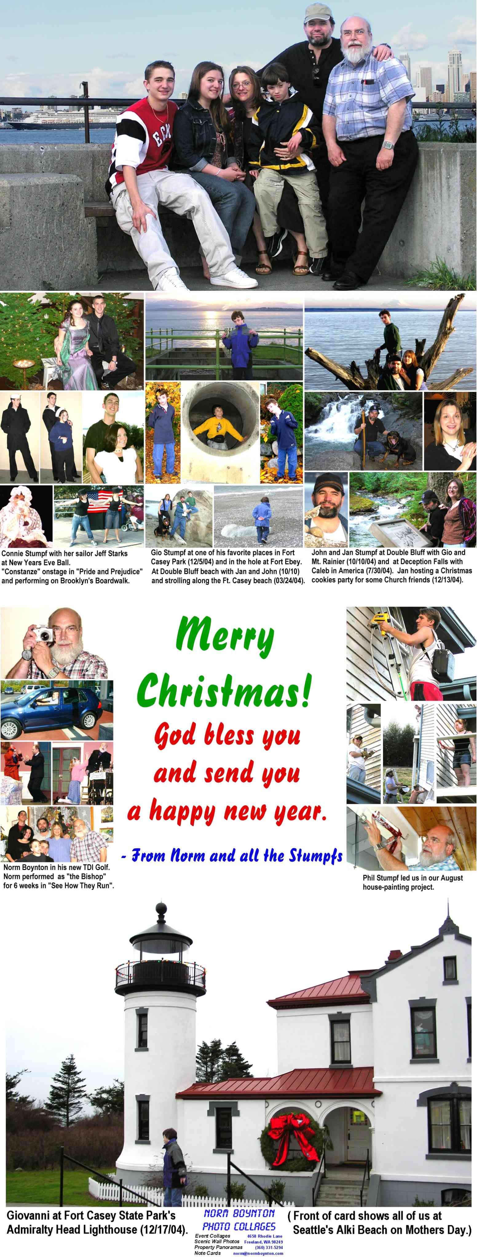 2004 Christmas Card Enlarged