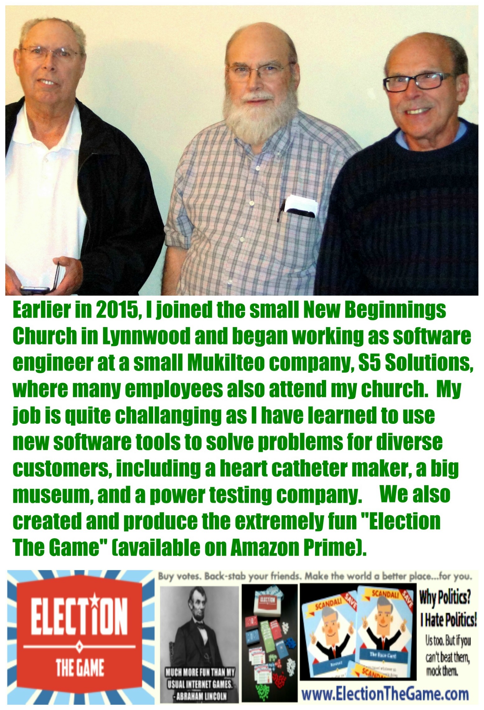 2015 Christmas Card - Inside Right Enlarged