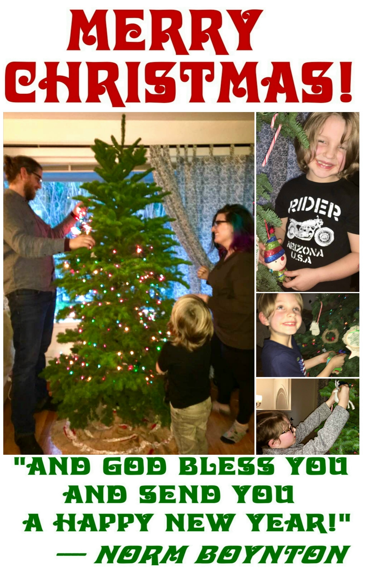 2017 Christmas Card - Front Enlarged