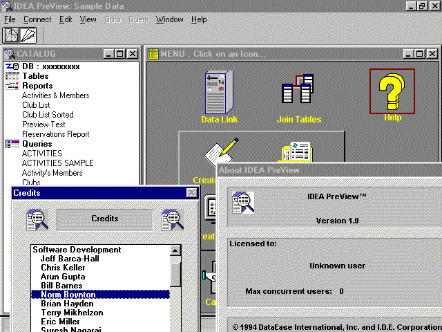 Screen Capture from "Idea PreView"