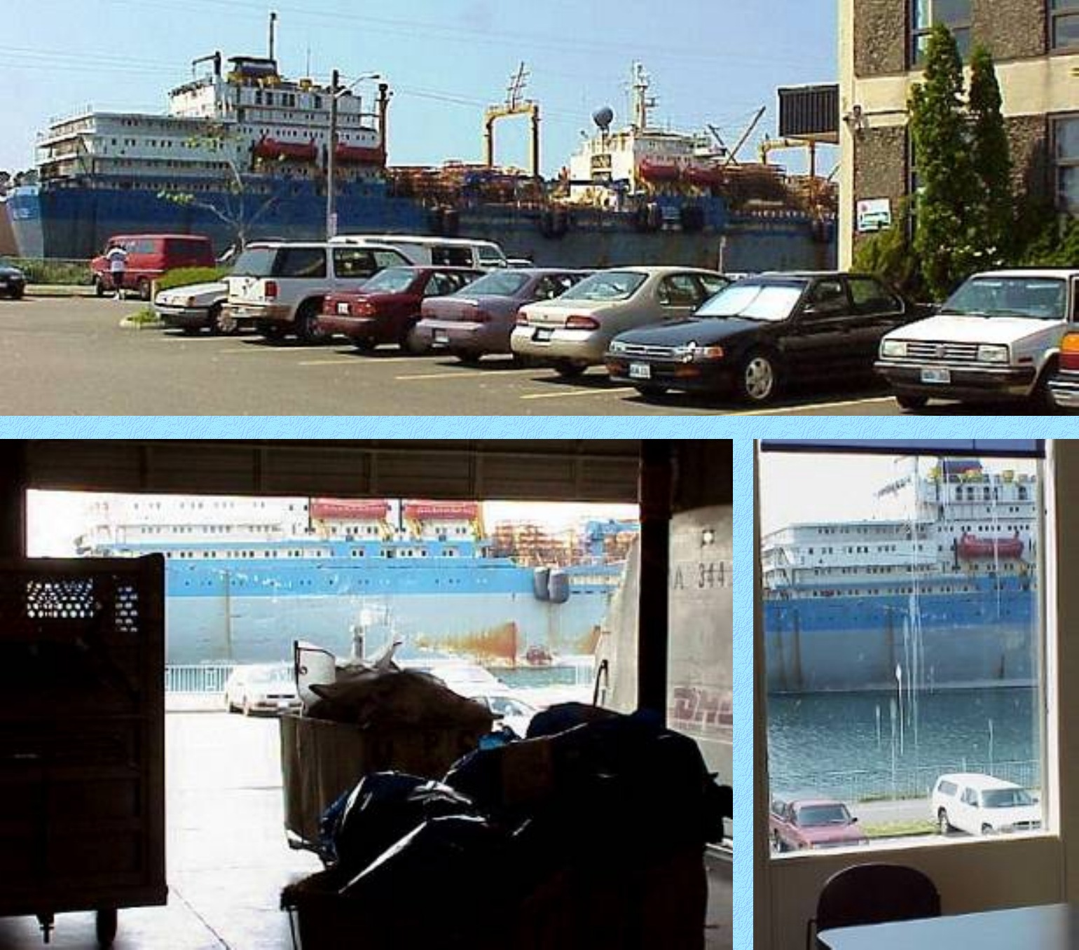 Russian Ship Docked at Pier 90 - Enlarged